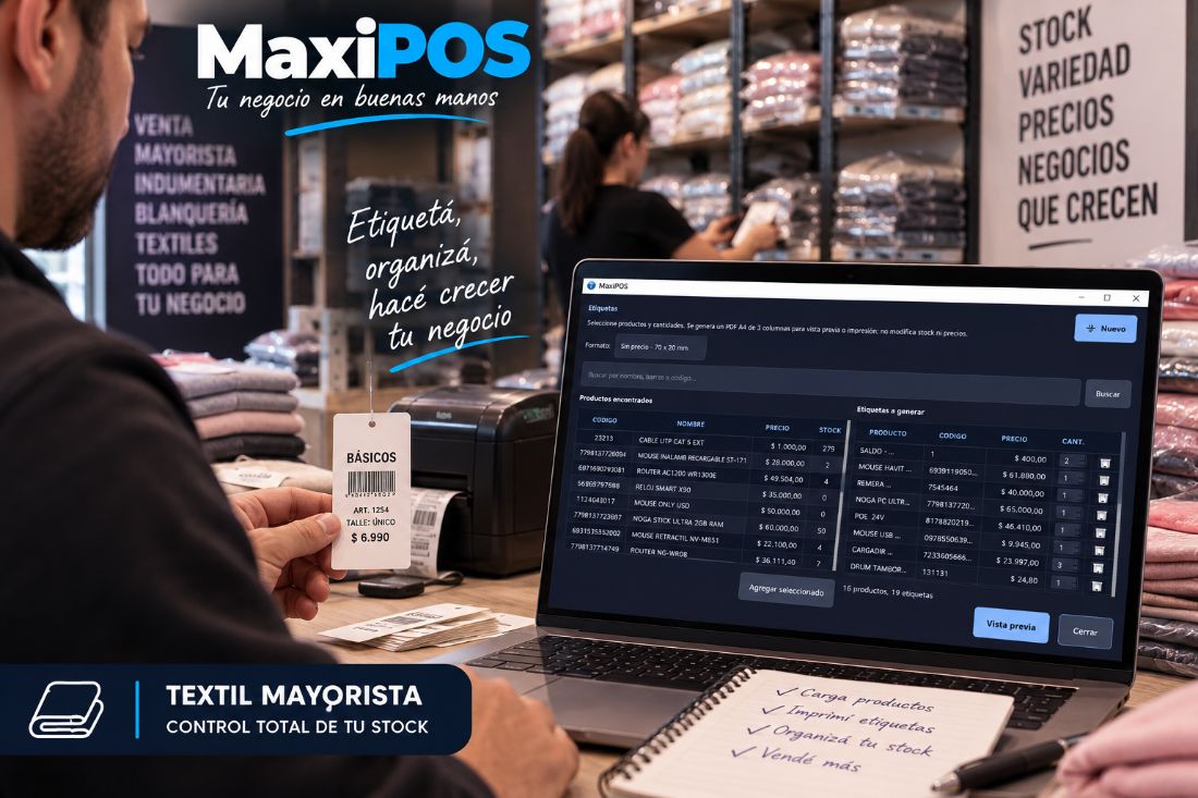 MaxiPOS para mayoristas